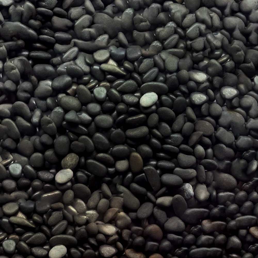 SUBSTRATO SOMA NATURAL GRAVEL PEBBLE BLACK(6-9mm)-1KG