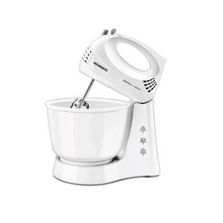 Batedeira Mondial Prática B44W |  3 Velocidades + Turbo, 1 Tigela, 400W, Branca em Oferta na Shopee