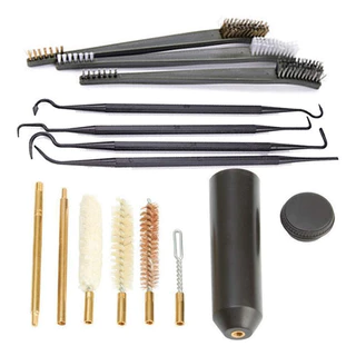 Kit Acessorio De Limpeza Para Arma Longa Pistola E Revólver