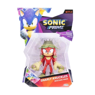 Boneco Articulado Knuckles (Boscage Maze) de 13cm - Sonic
