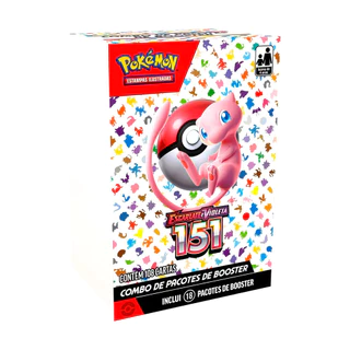 Pokémon Combo de Pacotes Booster Escarlate E Violeta 151 - 108 Cartas - Copag