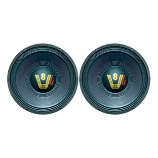 KIT 2 ALTO FALANTES COMPET WOOFER 12 POL 200W 4 OHMS PRETO PP