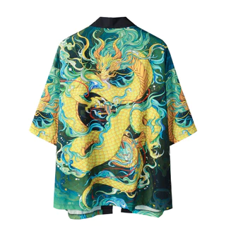 Unisex Summer Kimono For Men Roupa De Verão Japonesa De samurai De Rua Fina Tops Homens