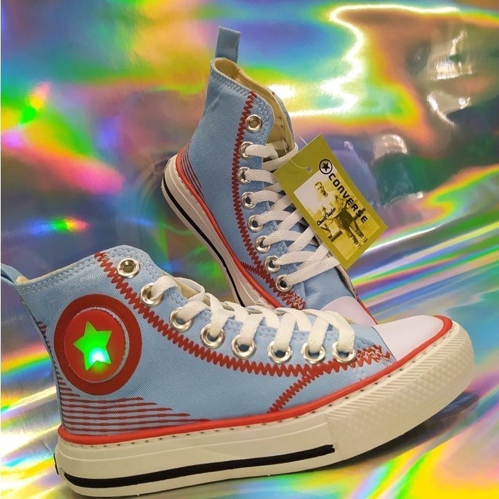 Tênis Infantil All Star Chuck Taylor Super LED Seven - Botinha ...