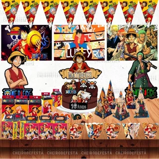 Kit Festa Decoração Bolinho - One Piece (G)