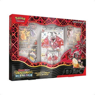 Pokemon EV4.5 - Box Charizard Brilhante EX Destinos De Paldea Copag 33799