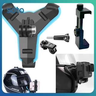 Soto Suporte De Queixo Para Capacete De Motocicleta, Suporte Para Gopro Hero 5/6/7, Câmera Esportiva De Ação, Suporte Facial Completo, Acessório Para Câmera De Motocicleta