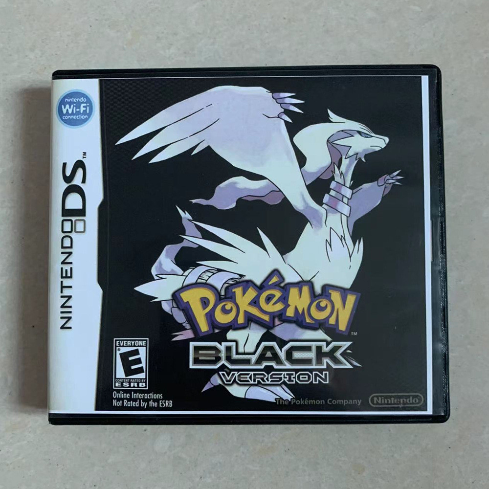 Pokemon Cassette nds Game Platinum Pearl Diamond Card Cartucho Preto E Branco Para 3ds ndsl Ds 2ds Inglês