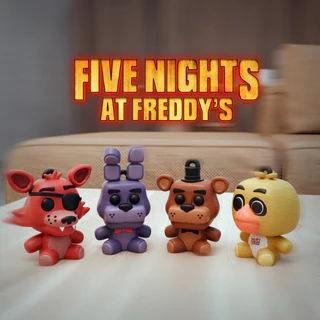 Chaveiro Lembrança Personalizado FIVE NIGHTS AT FREDDY diversos Com Pingente Colecionavel Chave Carro Impressao 3d