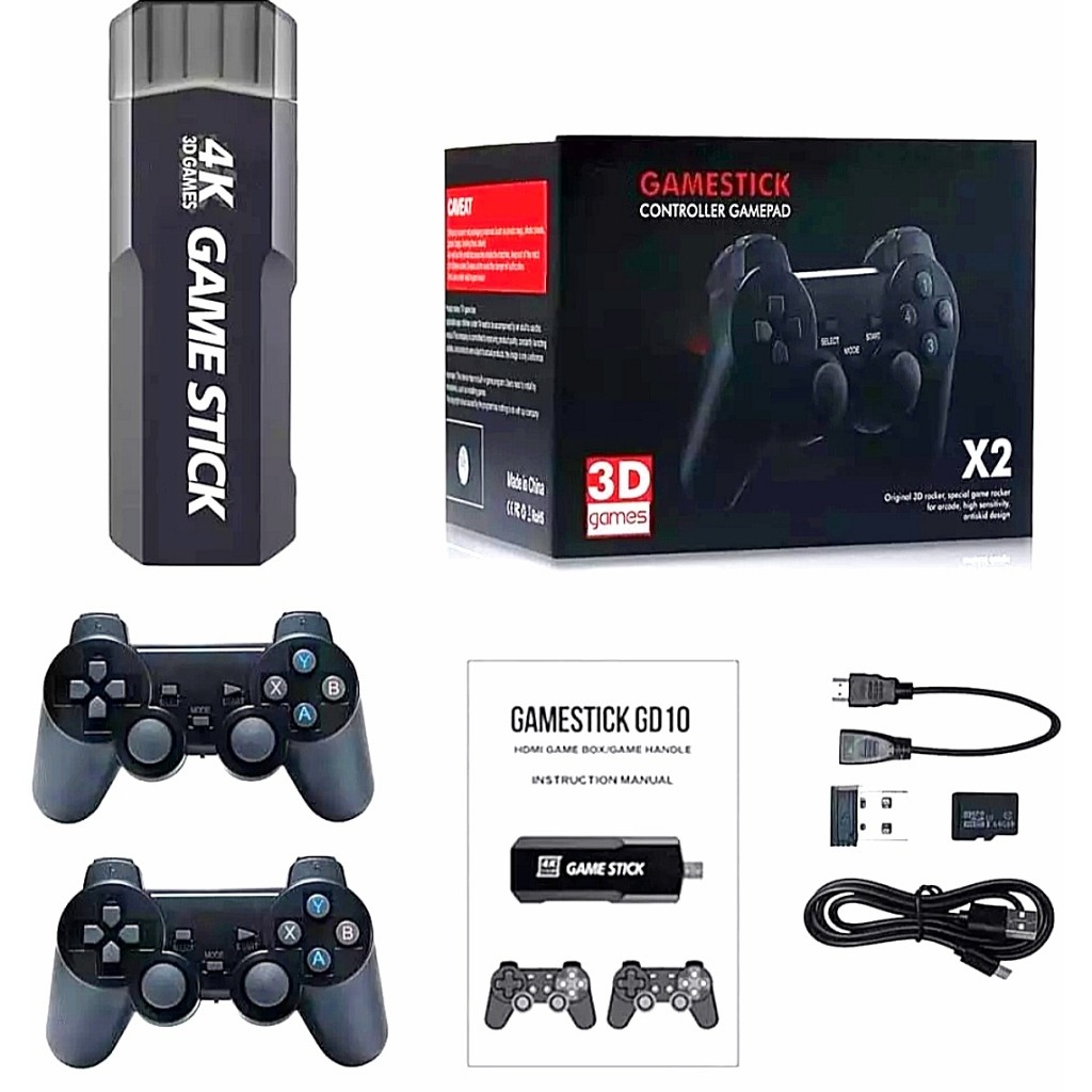 Game Stick 4K Retro Gd10 35.000 Jogos VARIEDADES