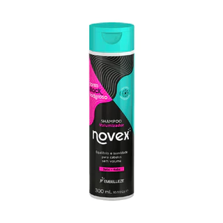 Shampoo Cachos Santo Black Poderoso Novex Embelleze 300Ml