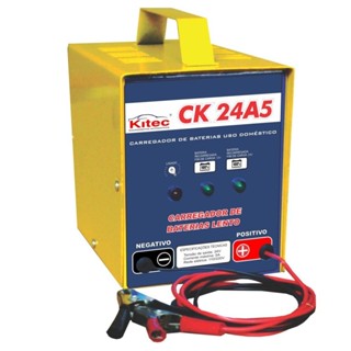 Carregador de bateria portátil 12/24V - CK24A5 - Kitec (110V/220V)