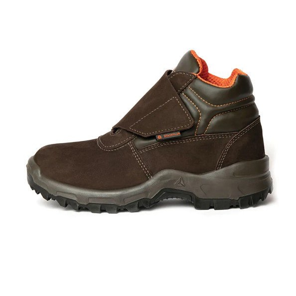Bota Com Velcro Nobuck Marrom Vitoria CA 35437