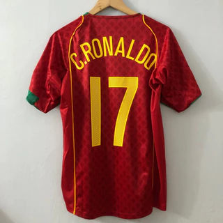 20004 Portugal Home Camisa De Futebol CR7 Retro Homem C.RONALDO