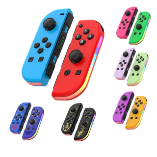1Pair Controlador Sem Fio L/R Gamepad Vibração Sensora De Joystick De Jogo Bluetooth Para Nintendo Switch Game Console JoyCon