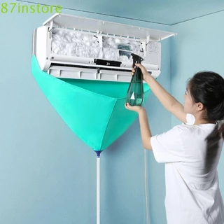 INSTORE1 Tampa Do Ar Condicionado Kit De Limpeza Durável À Prova D'água Saco De Água De Proteção Contra Pó Doméstico