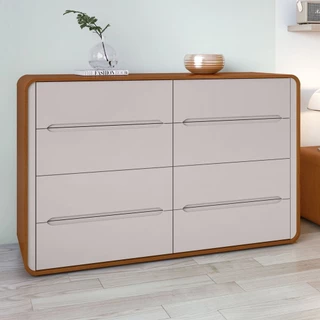 Cômoda 8 Gavetas 152x48x96cm Loop
