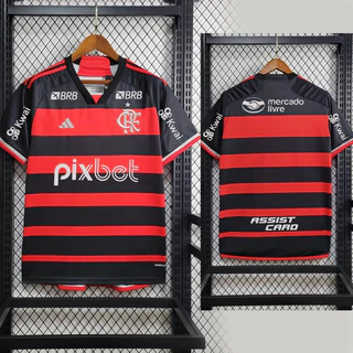 24-25 Flamengo home Versão Tailandesa Da Camisa De Futebol 1 : 1