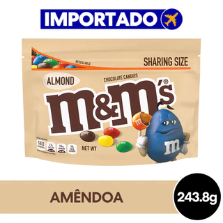 Confeito M&ms Chocolate Amendôa 243,8g