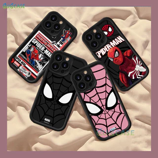 Capa Para Samsung A17 A07 A56 A36 A55 A54 A16 A15 A14 A05S A51 A52 A34 A35 A32 A13 Kartun Homem-Aranha Silicone À Prova 