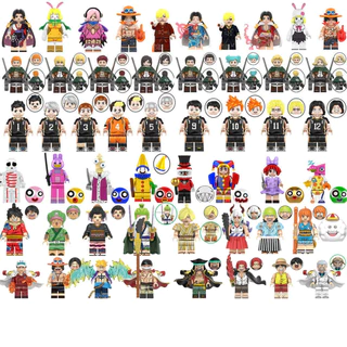 Brinquedos Para Montagem De Presentes Infantis Série anime Blocos De Construção Minifiguras Modelo Bonecos