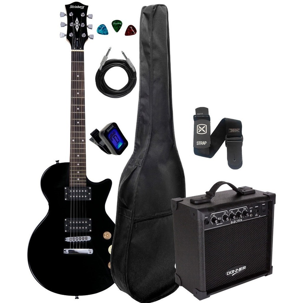 Guitarra Les Paul Strinberg Lps200 Special Kit Amplificador | Shopee Brasil