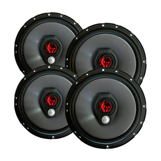 Kit 2 Pares Alto Falante 6 Polegadas 100w Rms BBR6 Triaxial Bomber Kit Fácil 200w Rms 400w Pico em Oferta na Shopee