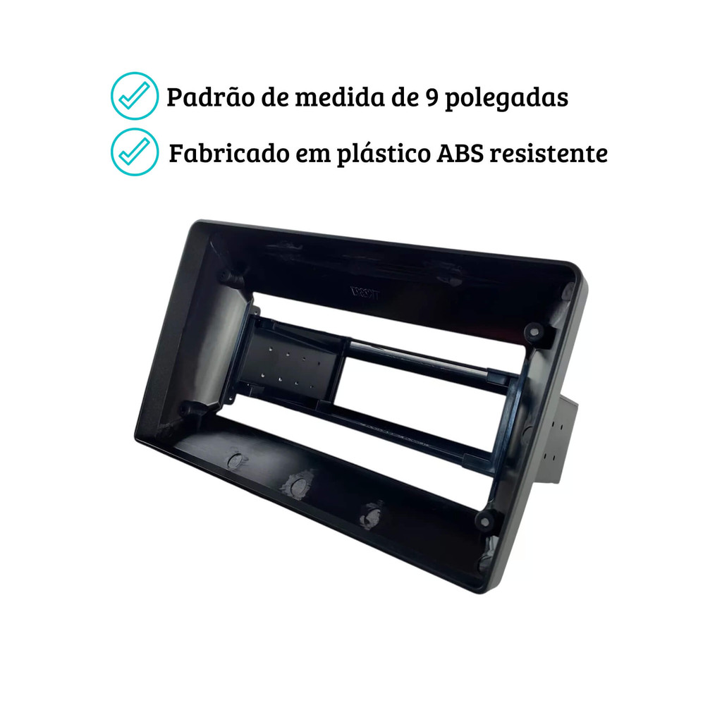 Moldura Universal Automotiva p/ Central Multimídia 9