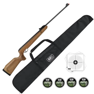 Carabina de Madeira Naja Nitro 5.5 Tag Chumbinho 400un