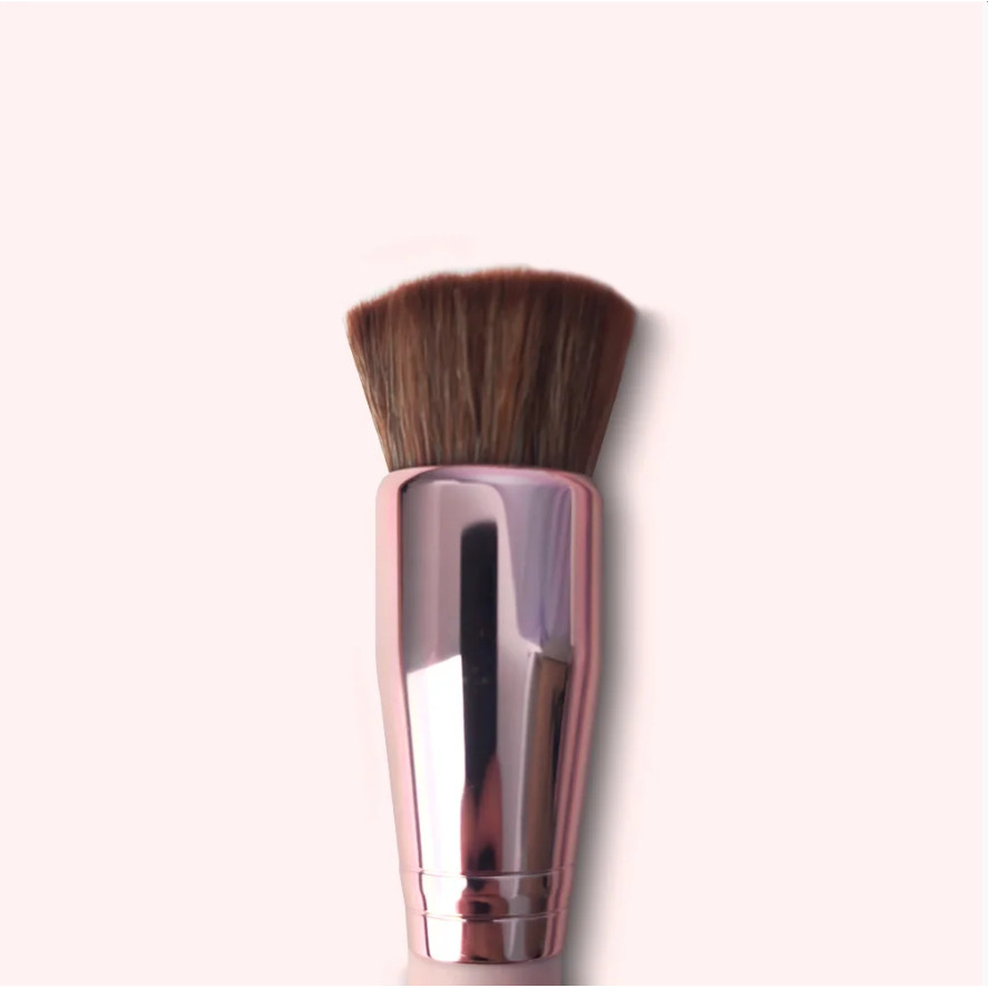 Pincel Profissional Kabuki para Base Comtorno Blush cremoso NINA ...