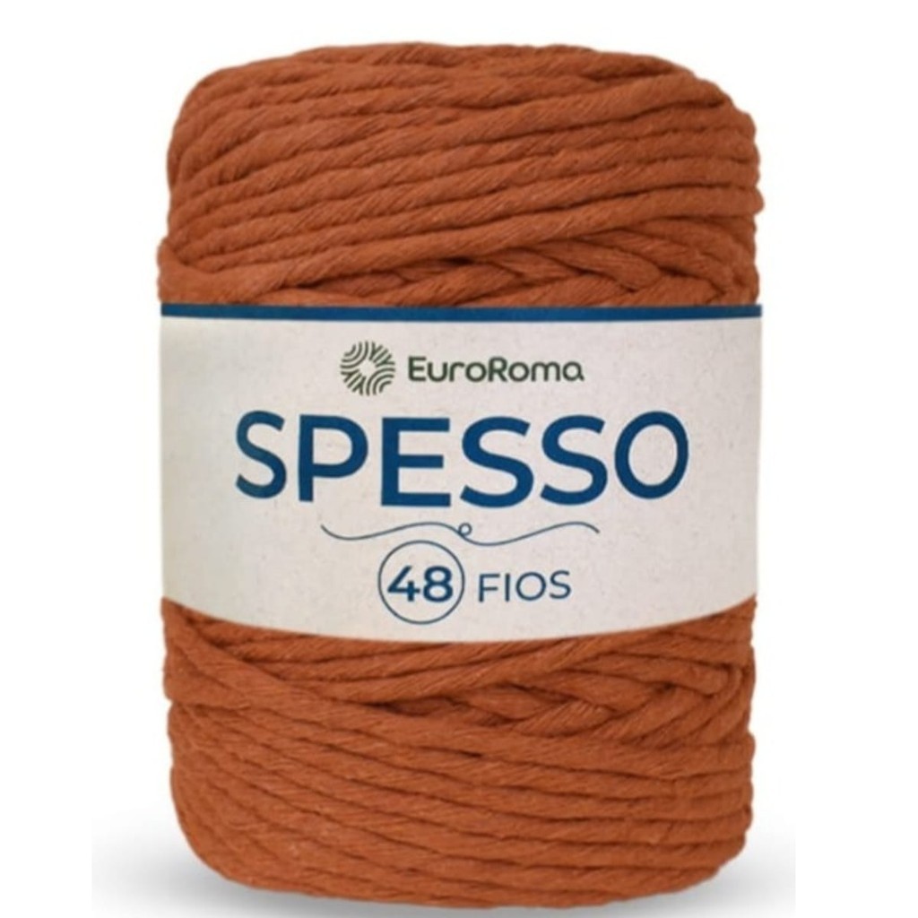 Barbante 48 Fios Euroroma Spesso Macramê 1kg Cru e Colorido