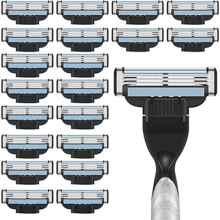 16PCS/12PCS/8PCS Substituição Para mach 3 Lâminas De Barbear Cartucho De Recarga Macho