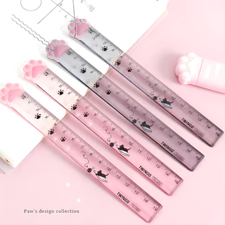 Régua 15 cm Patinha Glitter