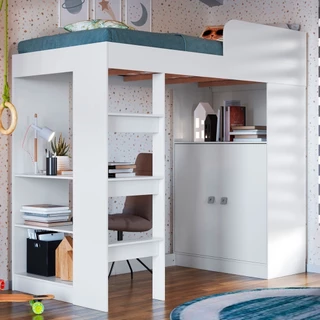 Cama de Solteiro Multifuncional San Francisco 2 Portas