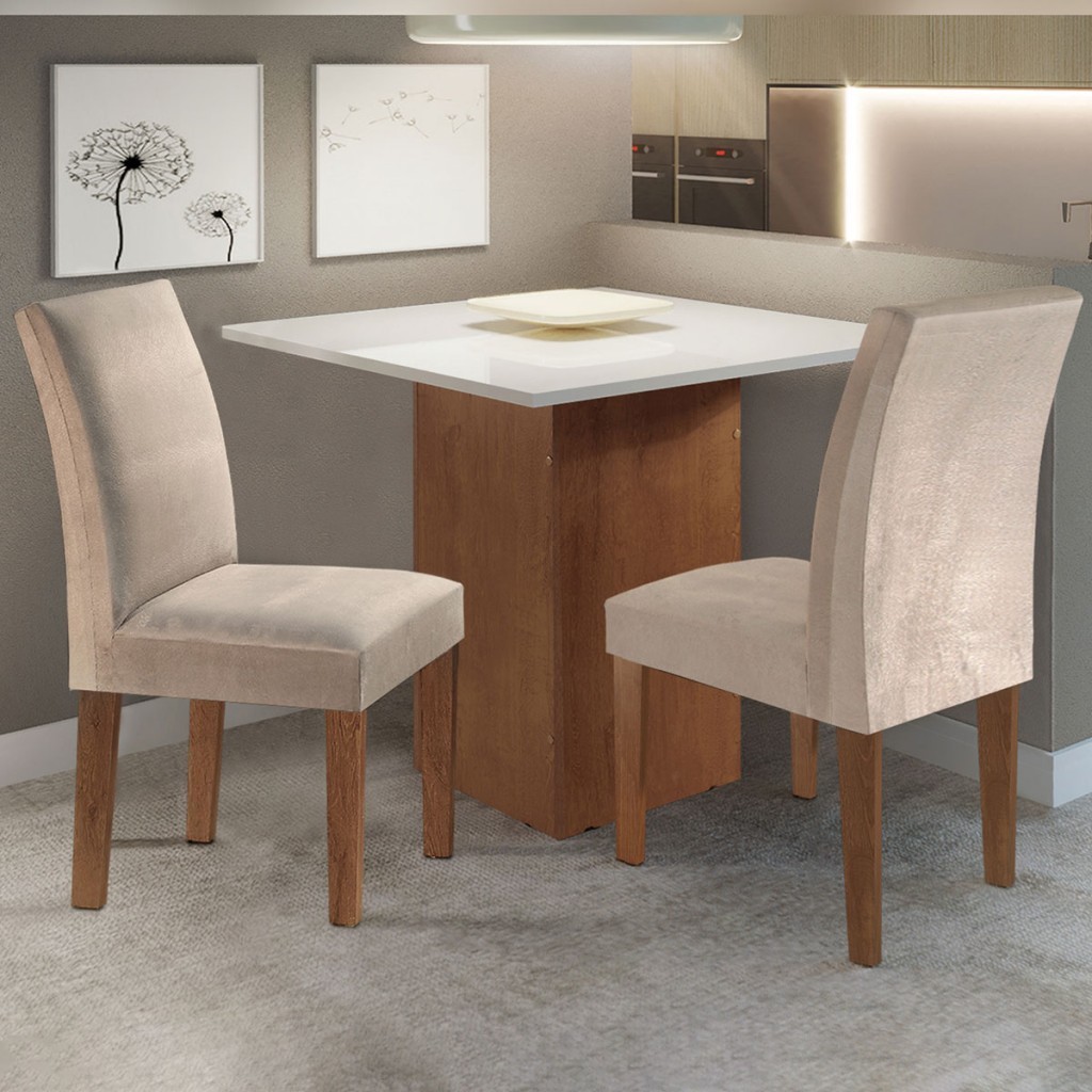 Mesa de Jantar 2 Lugares Luciana | Shopee Brasil