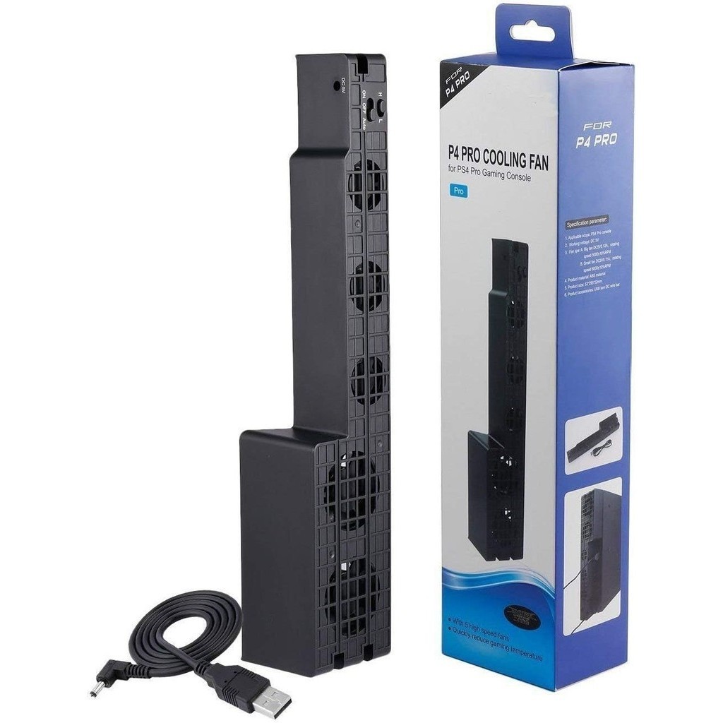 Cooler Exaustor 5 Ventoinhas Para Playstation 4 Ps4 Pro | Shopee Brasil