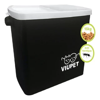 Porta Ração Pote 15kg Tampa Vedada Antiformiga Container para Ração