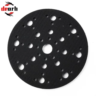 { DRHT } 6em 150mm 48-Holes 5mm Almofada De Interface De Esponja Macia Para Lixadeira De Apoio