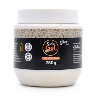 Cola Gel para Decoupage 250g - Gliart em Oferta na Shopee
