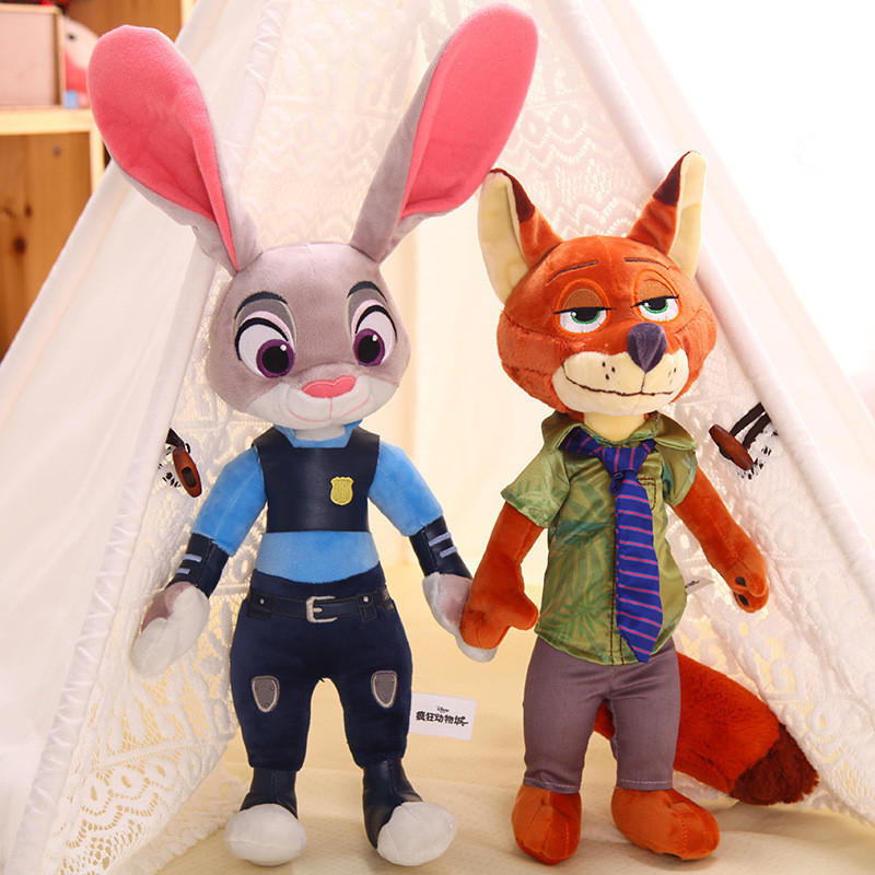 Zootopia Judy e Nick Brinquedos De Pelúcia Presentes Personagem Animado ...
