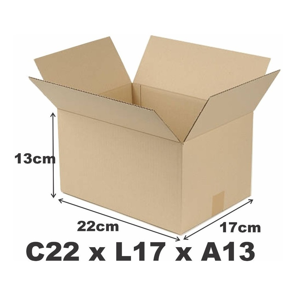 75 Caixas De Papelão 22x17x13 P/ Correios, sedex, pac, envios, e-commece..