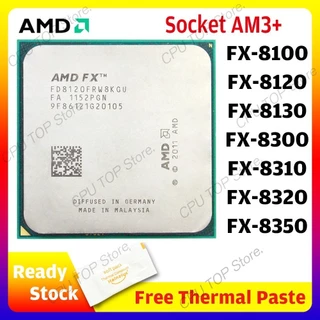 ⚡️ AMD Série FX8100 FX8120 FX8150 FX8300 FX8310 FX8320 FX8350 FX8370 Soquete Processador CPU De Oito Núcleos AM3 +