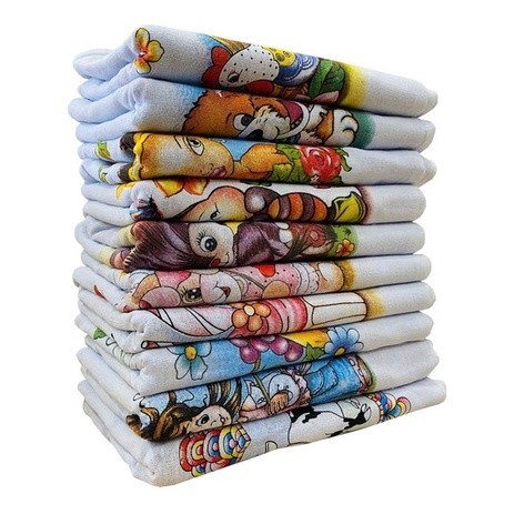 Kit 15 Pano De Prato Atacado Estampado De Ótima Qualidade