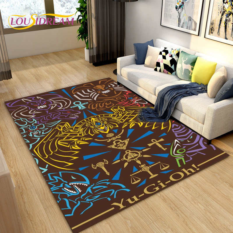 Yu-Gi-Oh MONSTER CARD Anime Area Rug Large , Tapete Para Sala De Estar Sof  Doormat Decorao De Quarto Antiderrapante | Shopee Brasil