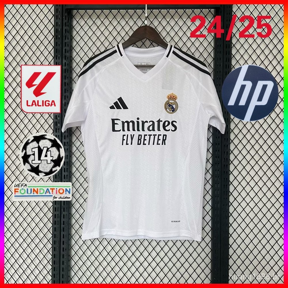 R- Madrid 24/25 Camisa Branca de Futebol Masculina (Homens) (HM) U92R
