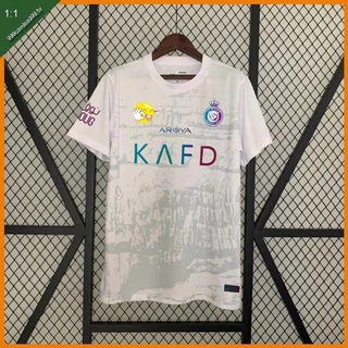 Camisa da equipe camisa personalizada do homem Al Nassr 23/24 Equipe Camisola 3 ° Futebol Man ZL5N