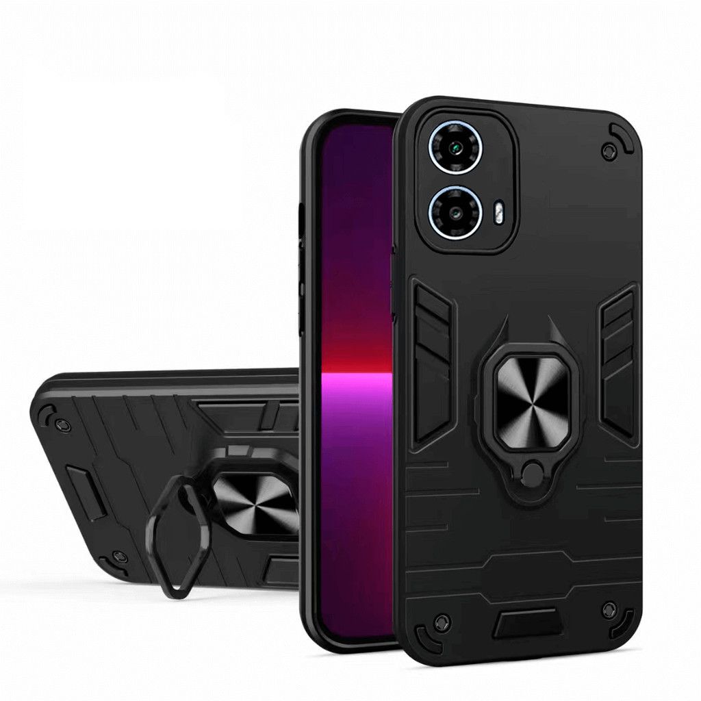 Capa Capinha Case Anti Impacto Anel Para Motorola Moto G34