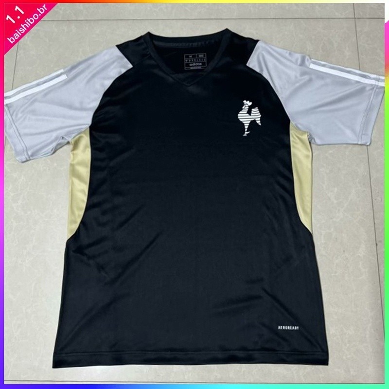 2024 Camisa preta do time do treinamento do futebol MNL TSKR