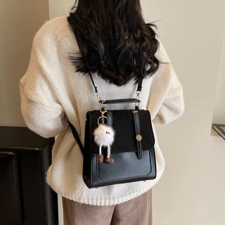 Mochila de viagem Retro Ladies Backpack 2024 Summer New Style Moda Moda Estudantil Simples Mochila de viagem de nicho Mochila pequena