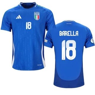 Fãs Emitem 24/25 Itália Home Football Jerseys S-4XL Camiseta , Pode Adicionar Seu Nome E Número